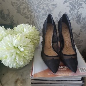 Sam Edelman Black Hazel Pumps